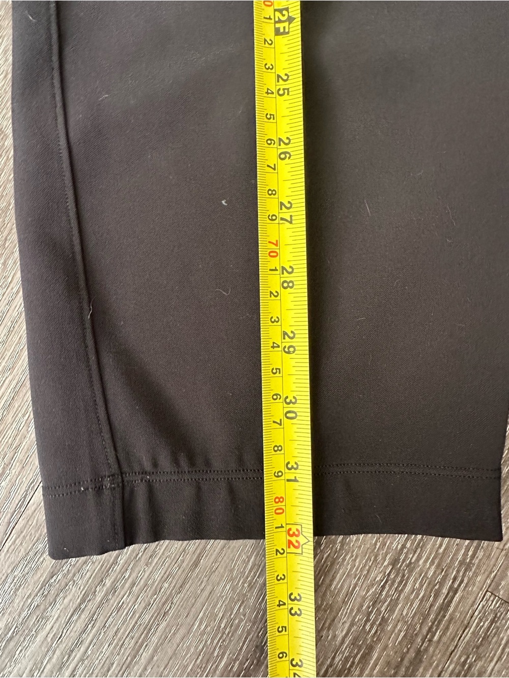 lululemon athletica Women's Black Elastic Waist Cropped Trousers - Picture 3 of 4